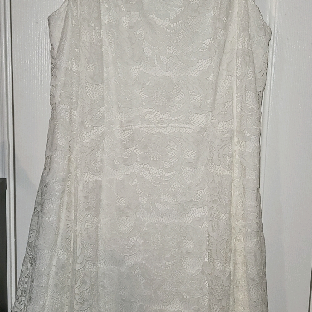 NWT Torrid White Lace Skater Dress - 20